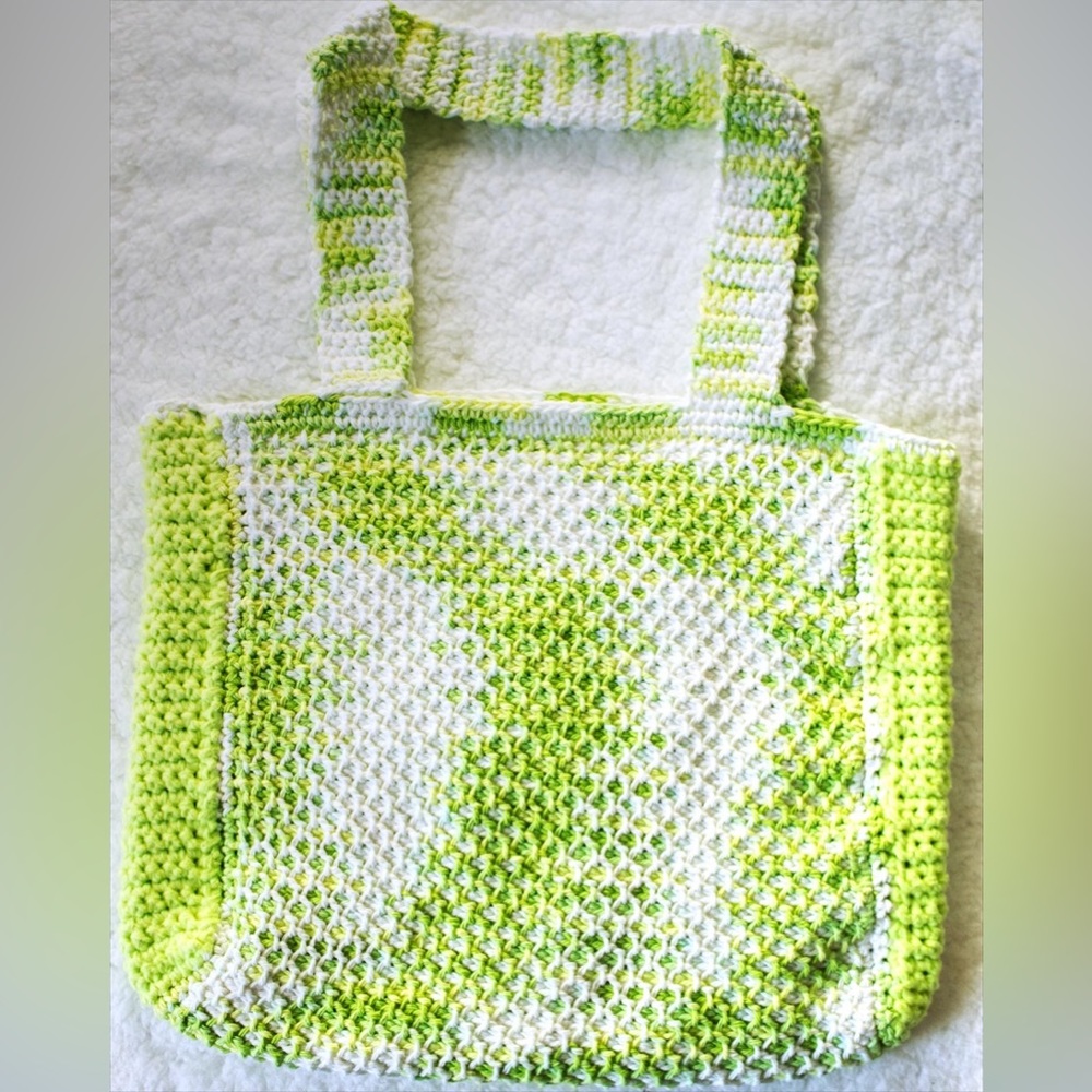 Handmade Crochet Bag. Perfect for spring time!